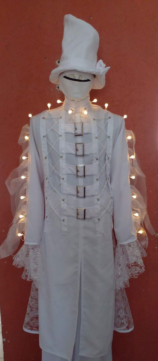 White Lord Stilt Costume