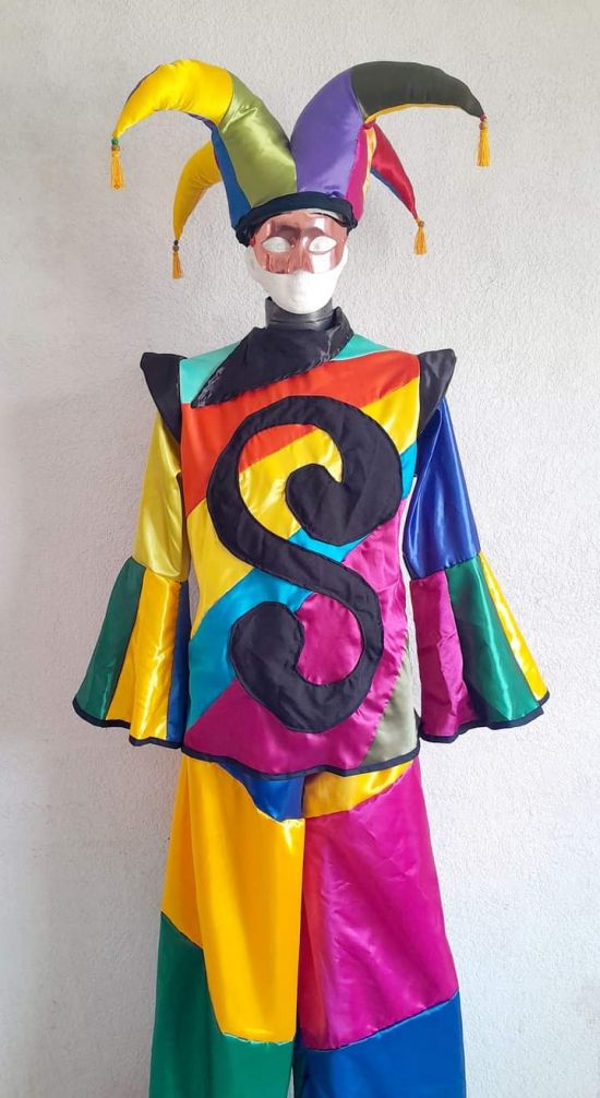 Fantasy stilt costume