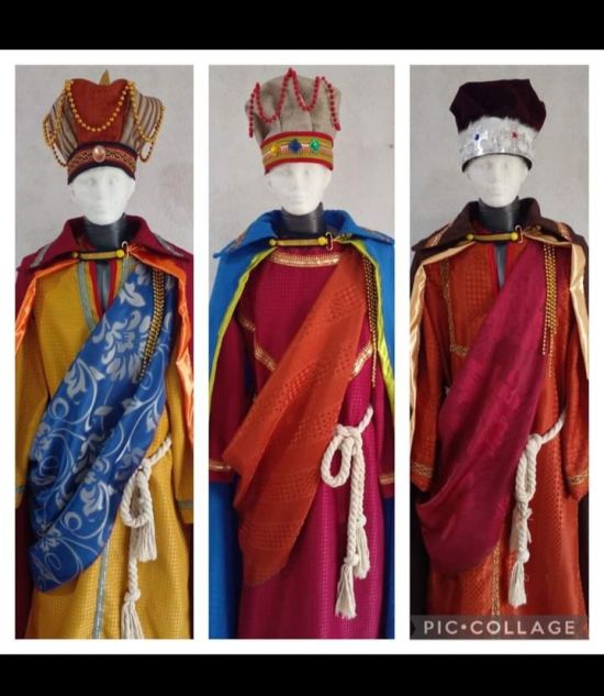 Three Wise Man Stilt Costumes