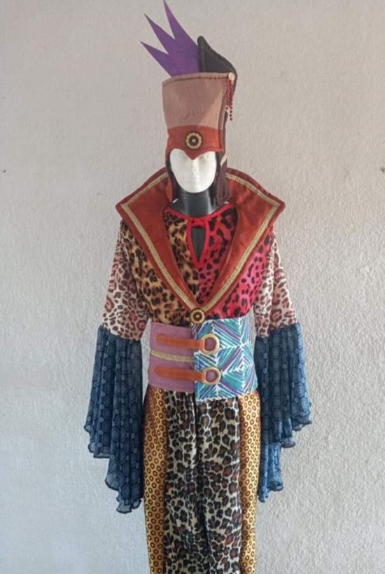 African Stilt Costume