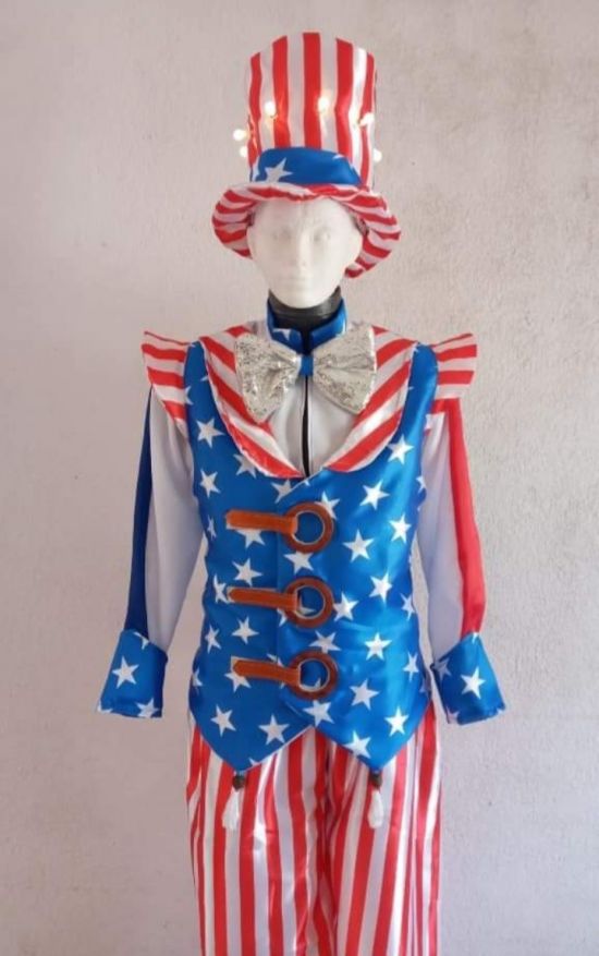 4 of July Stilt Costume