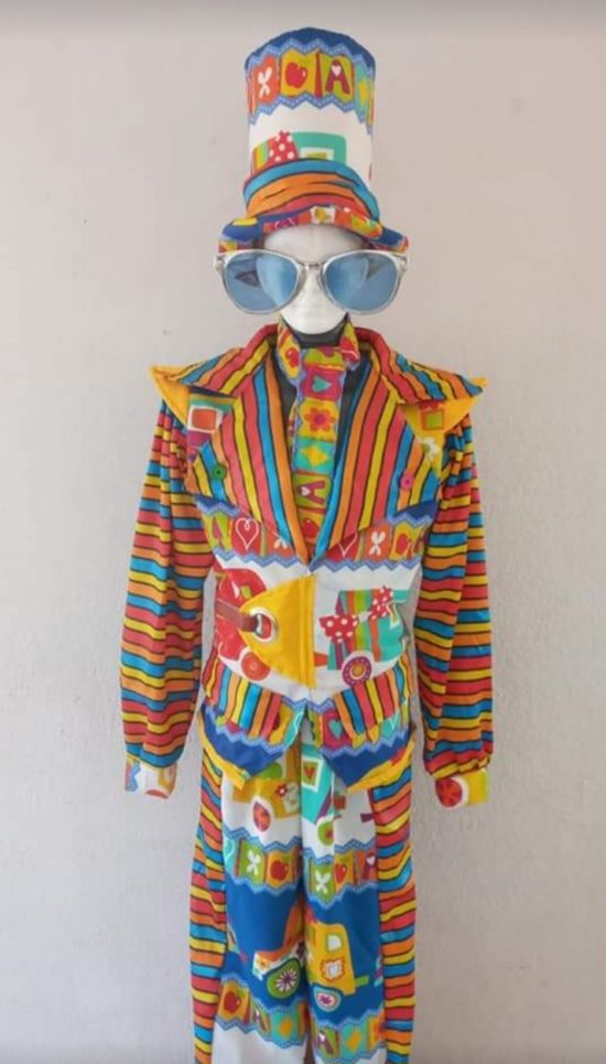Party Clown Stilt Costume