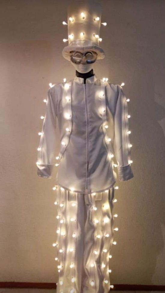 Lord of Lights Stilt Costume