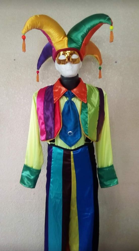 Crazy Boy Stilt Costume