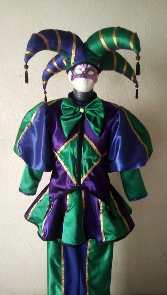 Mardigras Girl Stilt Costume